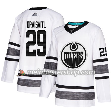 Edmonton Oilers Leon Draisaitl 29 2019 All-Star Adidas Weiß Trikot Authentic - Herren
